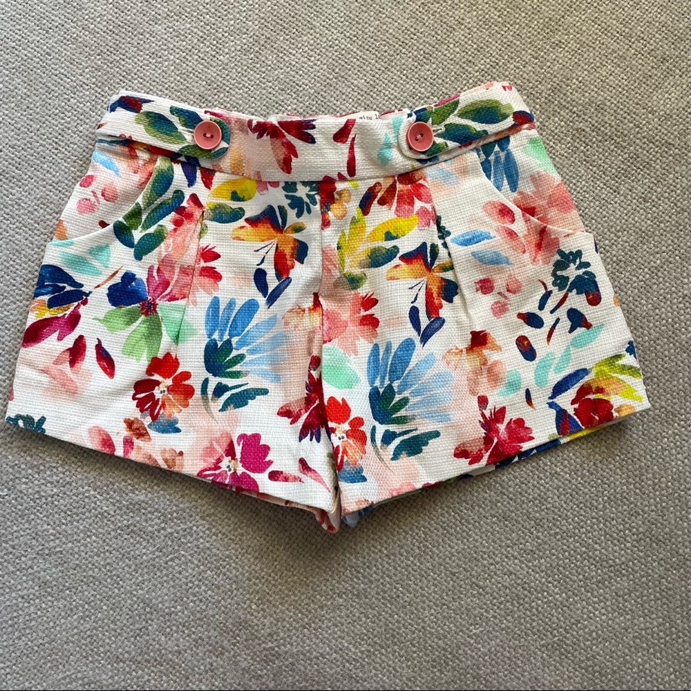 Zara 18-24 Floral Shorts